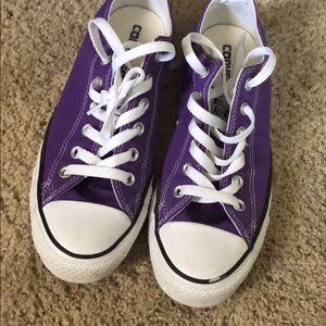 Purple Converse size 8 women